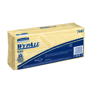 Протирочный материал в пачках WypAll X50 жёлтый (6 пач х 50 л)